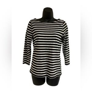 J.Crew Classic Crew Neck 3/4 Sleeve Painters Tee